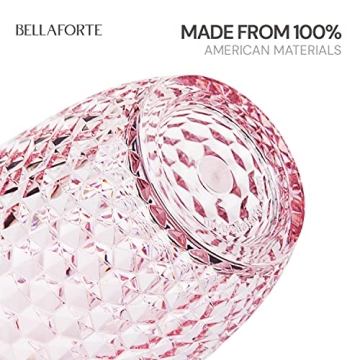 Durable BELLAFORTE Shatterproof Tumblers - Set of 4