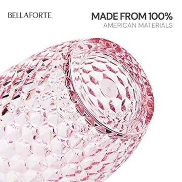 Durable BELLAFORTE Shatterproof Tumblers - Set of 4