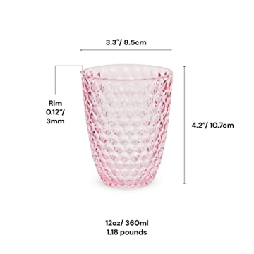 Durable BELLAFORTE Shatterproof Tumblers - Set of 4