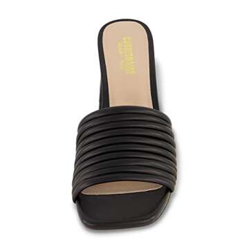 CUSHIONAIRE Irma Strappy Block Heel Sandal with Memory Foam