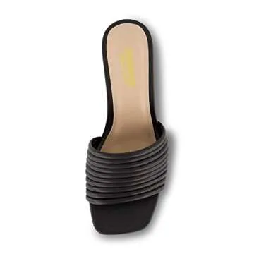 CUSHIONAIRE Irma Strappy Block Heel Sandal with Memory Foam