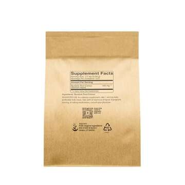 PURE ORIGINAL INGREDIENTS Burdock Root Extract (8 oz) Lab-Verified, Non-GMO