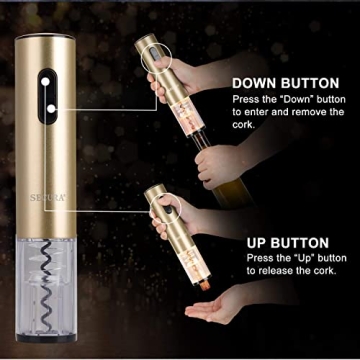 Rechargeable Electric Wine Opener - Effortless and Stylish