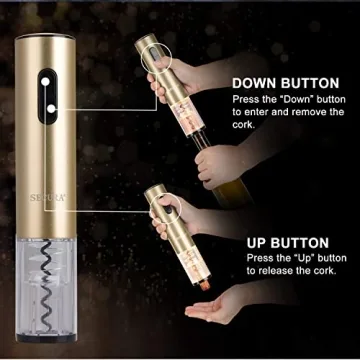 Rechargeable Electric Wine Opener - Effortless and Stylish