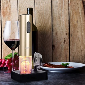 Rechargeable Electric Wine Opener - Effortless and Stylish