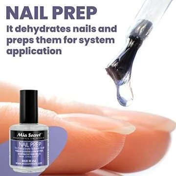 Mia Secret Professional Acid Free Natural Nail Prep Dehydrator, 15ml - Enhanced Bonding Dehydrator for Acrylic Powder and Gel Nail Polish