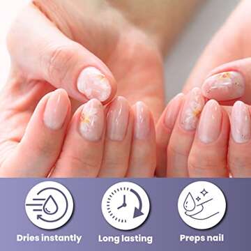 Mia Secret Professional Acid Free Natural Nail Prep Dehydrator, 15ml - Enhanced Bonding Dehydrator for Acrylic Powder and Gel Nail Polish