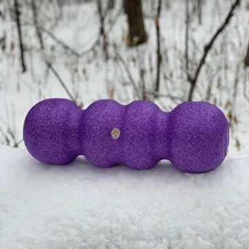 Rollga Standard - The Better Foam Roller for Flexibility, Muscle Recovery, Back & Neck Massage, & Exercise (Purple)