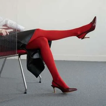 Slingback Heels for Women Pointed Toe Stiletto Heels Closed Toe Pumps Slip on High Heels Dress 2.95 inch Wine Red9