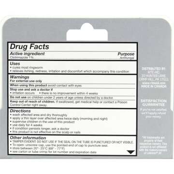Rite Aid Antifungal Ringworm Clotrimazole Cream, 0.5 oz (15 g) | Antifungal Cream | Jock Itch Treatm...