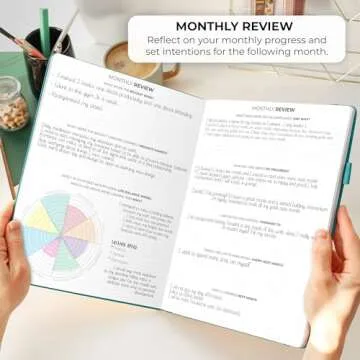 Clever Fox Planner PRO Undated Weekly Organizer A4 Size Dark Teal