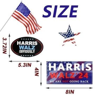 Kamala Harris for President Stickers - 2024 Pack