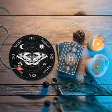 Exceptional Maitys Butterfly Pendulum Board for Magic and Guidance