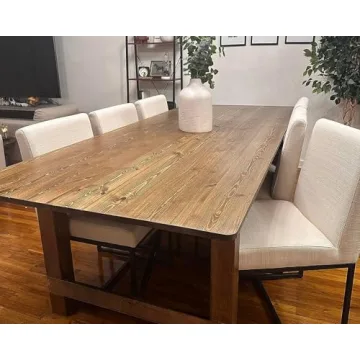 VESCASA Stylish Linen Upholstered Dining Chairs Set of 2