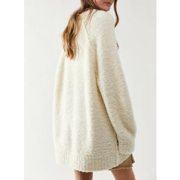 Beaully Oversized Crewneck Sweater for Women - Cozy Style