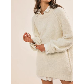 Beaully Oversized Crewneck Sweater for Women - Cozy Style