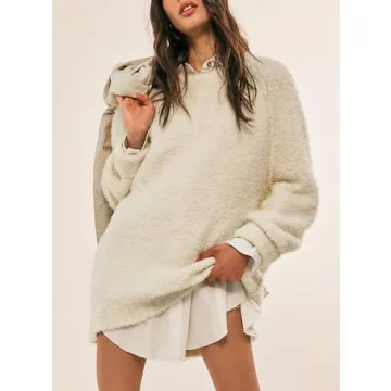 Beaully Oversized Crewneck Sweater for Women - Cozy Style