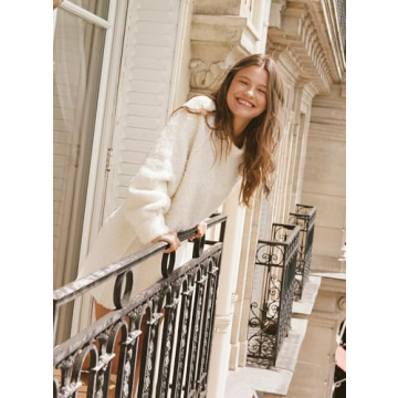 Beaully Oversized Crewneck Sweater for Women - Cozy Style