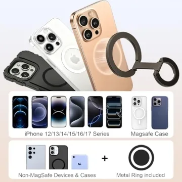 ZBHISHE Magnetic Phone Ring for MagSafe Accessories