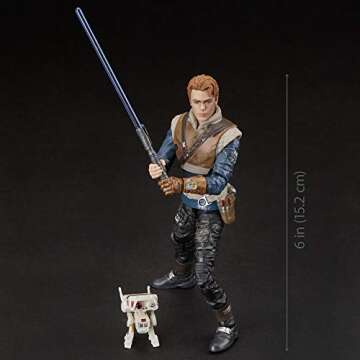 STAR WARS The Black Series Cal Kestis Toy 6" Scale Jedi: Fallen Order Collectible Action Figure, Toy...