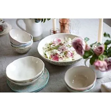 Dorotea Hand Painted Vegetable Serving Bowl, 10.5-Inch