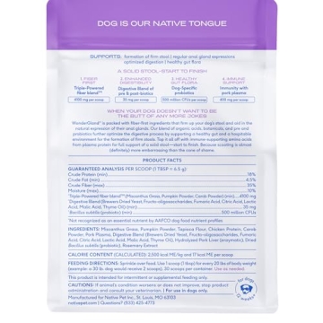 Native Pet WonderGland Dog Anal Gland Support 30 Scoops