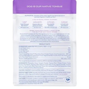 Native Pet WonderGland Dog Anal Gland Support 30 Scoops