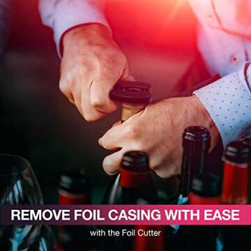 Mueller Electric Wine Opener Set for Effortless Wine Opening