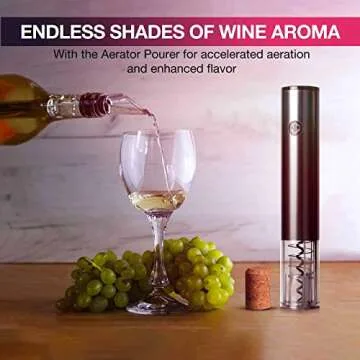 Mueller Electric Wine Opener Set for Effortless Wine Opening