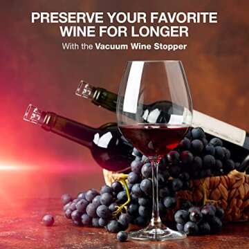 Mueller Electric Wine Opener Set for Effortless Wine Opening