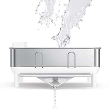 simplehuman Compact Kitchen Dish Drying Rack for All Homes