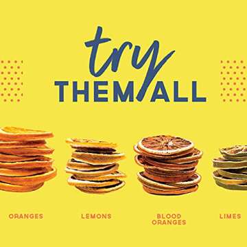 BlueHenry Dehydrated Lemon Wheels - 3 oz - 12+ slices - Natural Fruit