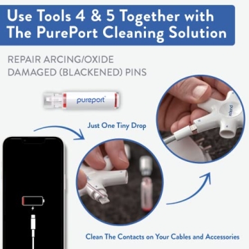 PurePort Phone Cleaning Kit for Cable & Port Repairs