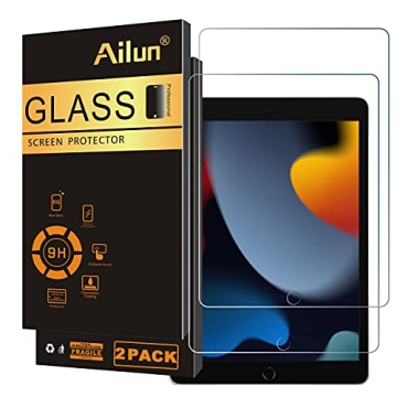 Ailun iPad Screen Protectors - 2 Pack Tempered Glass