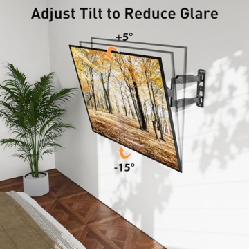 Versatile ELIVED UL Listed TV Mount | Full Motion 26-60 Inch