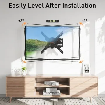 Versatile ELIVED UL Listed TV Mount | Full Motion 26-60 Inch