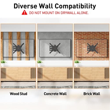 Versatile ELIVED UL Listed TV Mount | Full Motion 26-60 Inch