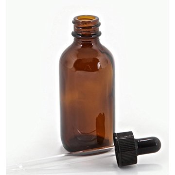 Premium Amber Glass Bottles with Eye Droppers for Oils