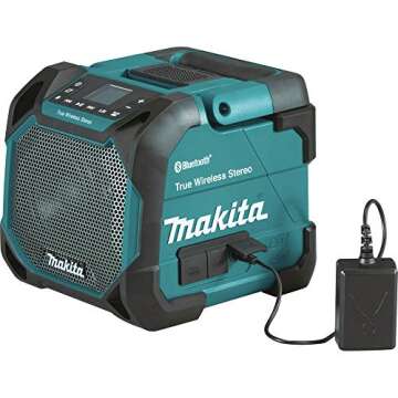 Makita XRM11 18V LXT® / 12V max CXT® Lithium-Ion Cordless Bluetooth® Job Site Speaker, Tool Only