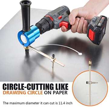 REXBETI Precision Metal Nibbler for DIY and Professionals