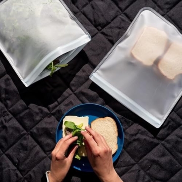 Leakproof Gallon Reusable Storage Bags - Eco-Friendly Choice