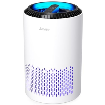AROEVE Air Purifier for Bedroom & Office - Quiet, Efficient & Essential Oil Compatible