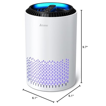 AROEVE Air Purifier for Cleaner Air in Bedrooms & Offices