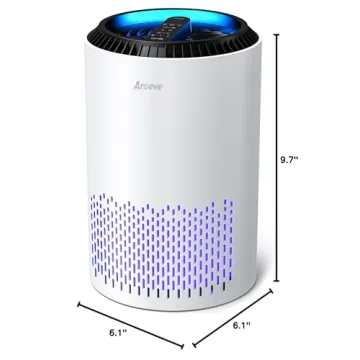 AROEVE Air Purifier for Cleaner Air in Bedrooms & Offices
