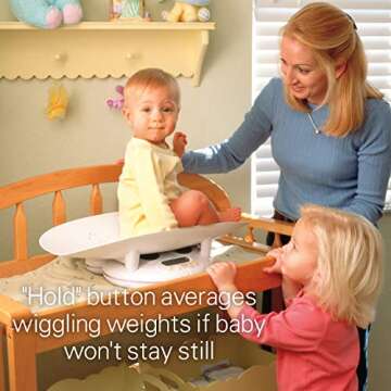 Health o Meter Grow with Me 2 in 1 Baby to Toddler Scale with Growth Chart Book