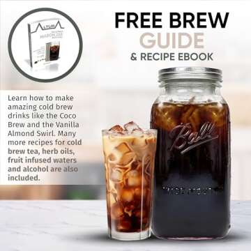 Cold Brew Coffee Maker - Versatile Stainless Steel Infuser