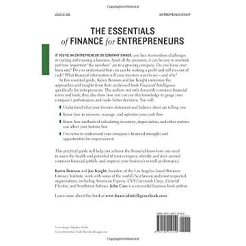 Financial Intelligence for Entrepreneurs: What You Really Need to Know About the Numbers