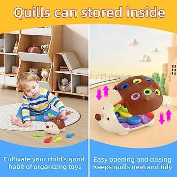 Hedgehog Fine Motor Skills Toy for Toddler Development