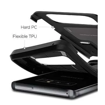 Spigen Tough Armor Designed for Samsung Galaxy Note 8 Case (2017) - Black