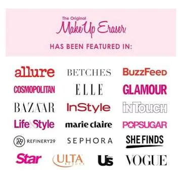 MakeUp Eraser, 7-Day Set, Erase All Makeup With Just Water, Including Waterproof Mascara, Eyeliner, Foundation, Lipstick, and More! Special Delivery, 7 ct.